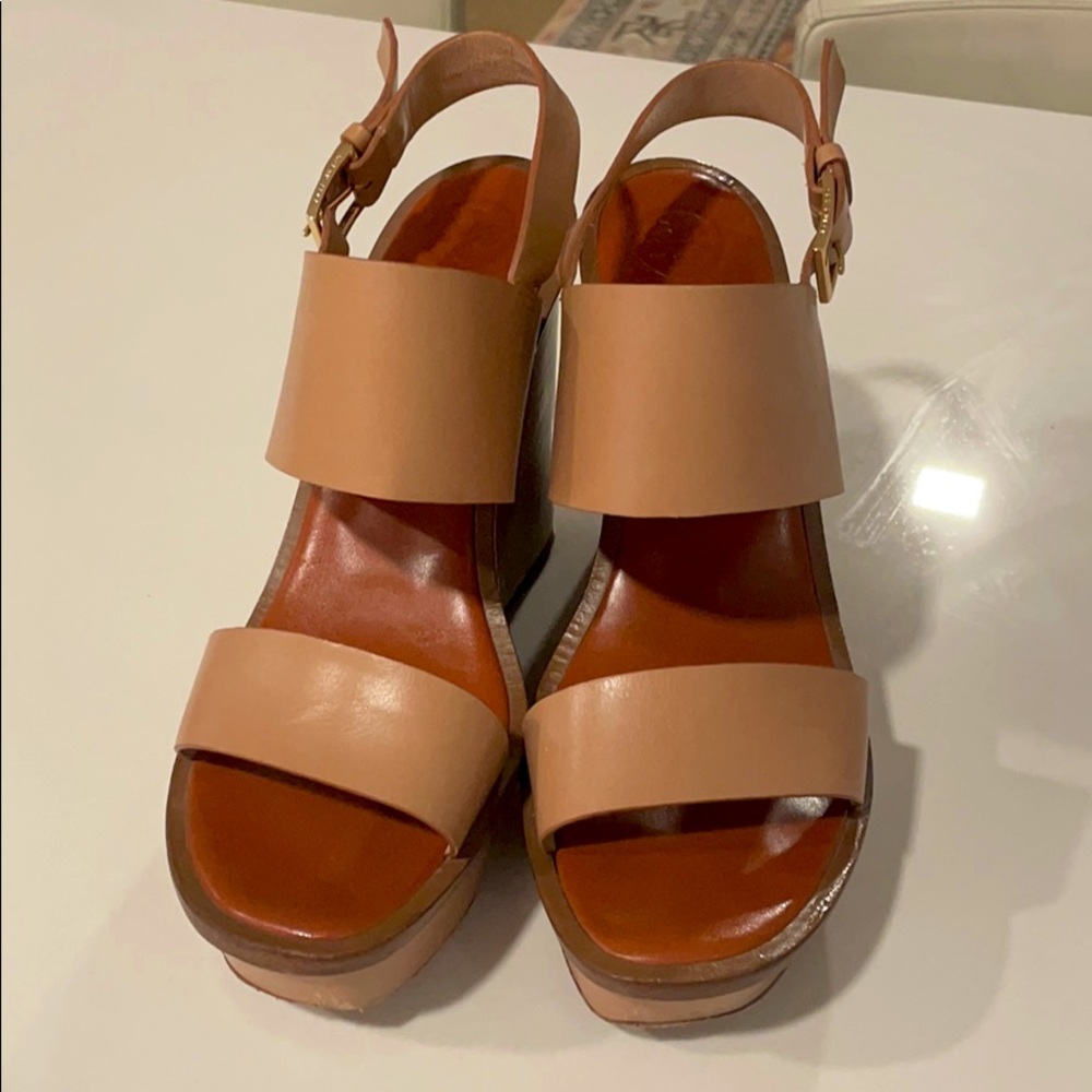 Tory Burch wedges sz 9